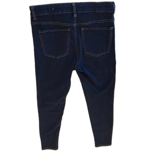 Mango Jane Straight Leg Skinny Dark Wash Jeans size 4 - Picture 6 of 13